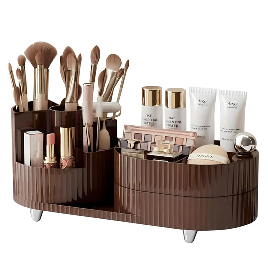 2-Tier Rotating Makeup Organizer